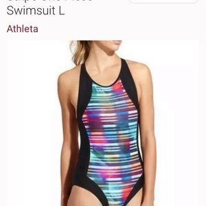 Athleta one piece sporty swimsuit size large